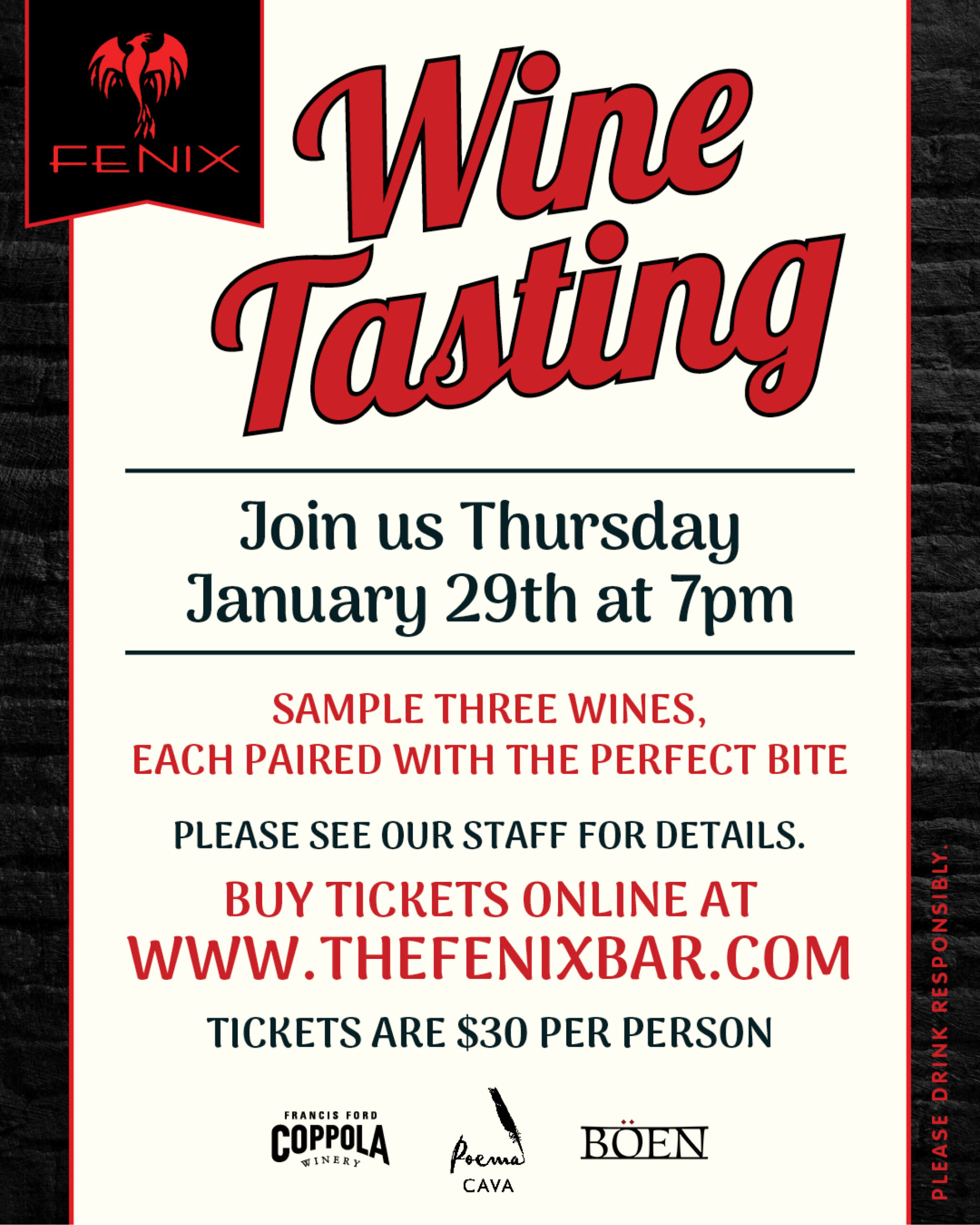 Fenix Wine Tasting