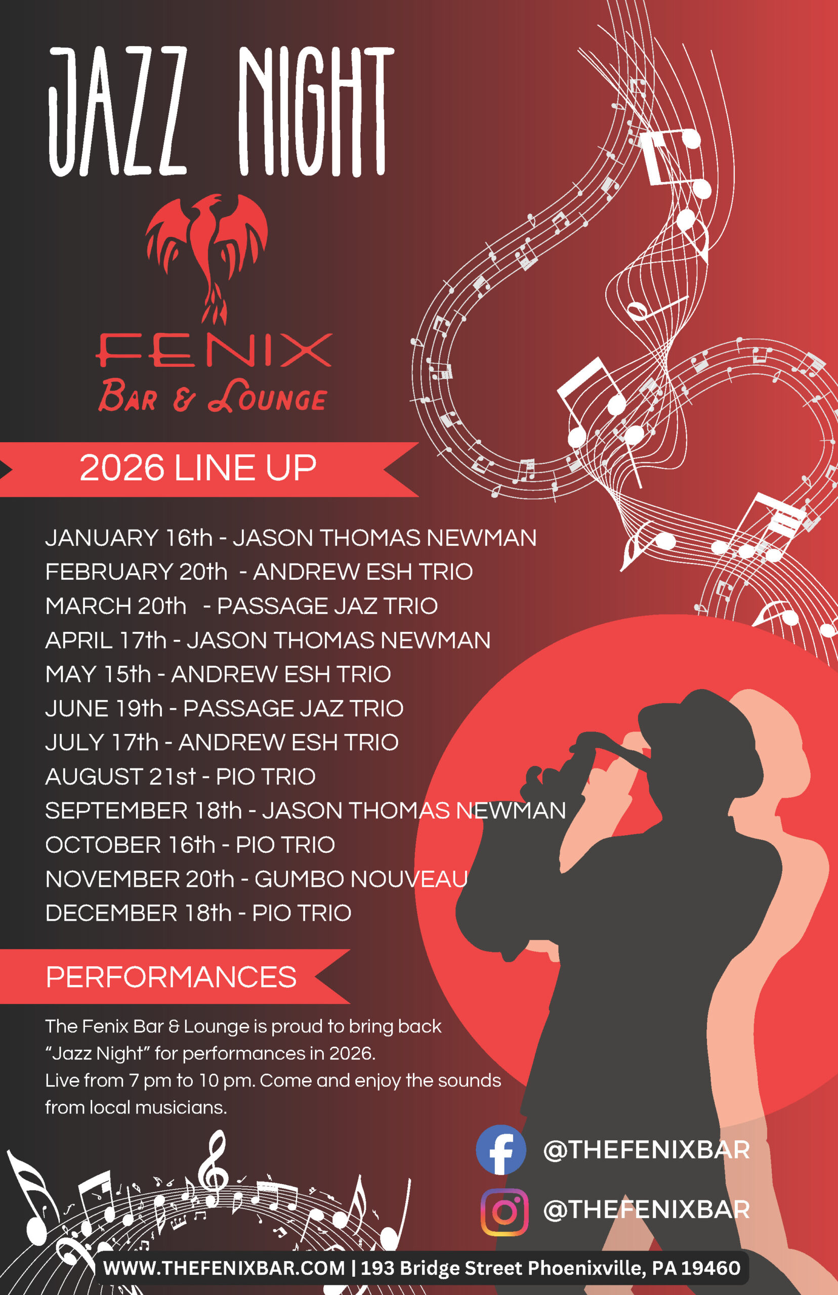 fenix jazz night 2026